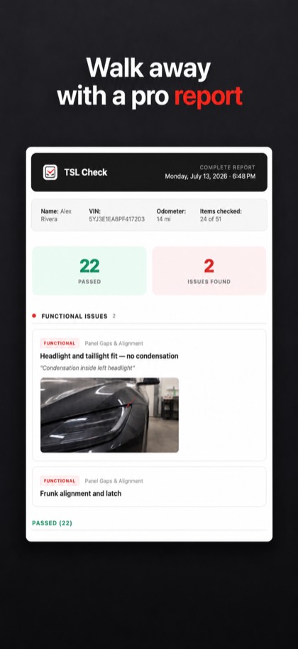 TSL Check PDF report